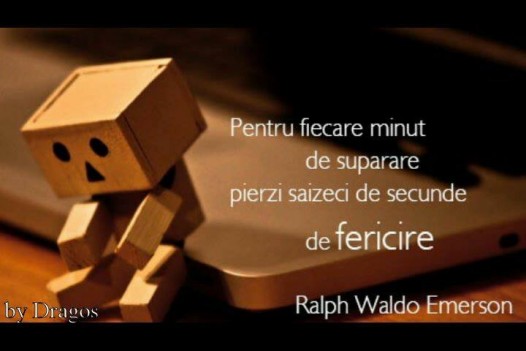 Pentru fiecare minut de suparare